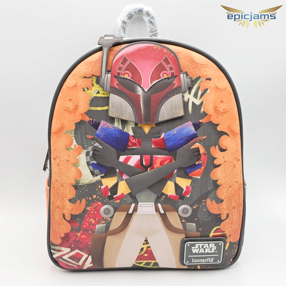Loungefly Star Wars Sabine Spray Paint Mini Backpack main image 4